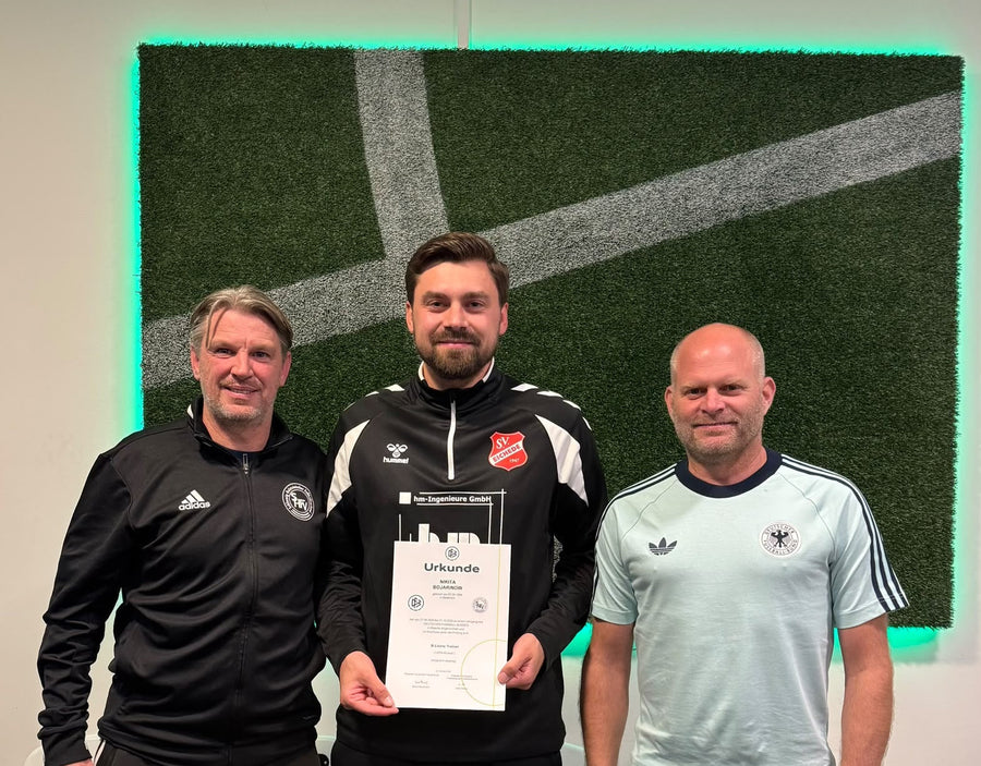 Wir gratulieren unserem U15-Trainer Nikita Bojarinow herzlich zur Erlangung der B-Lizenz!👏
